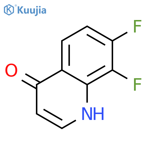 7,8-Difluoroquinolin-4-ol structure