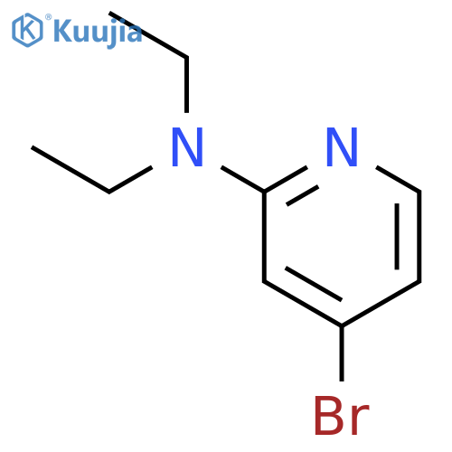 4-Bromo-N,N-diethylpyridin-2-amine structure