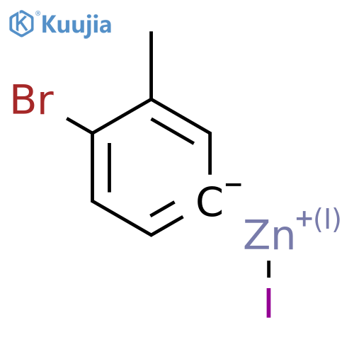 4-Bromo-3-methylphenylzinc iodide structure