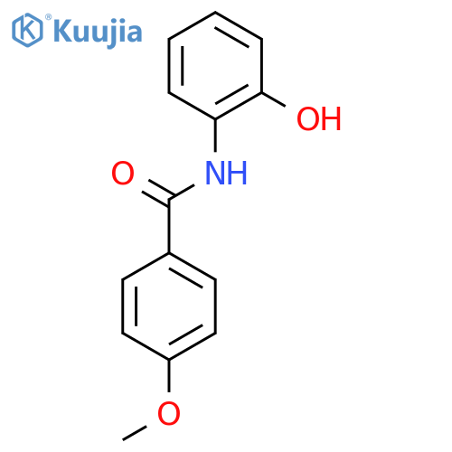 Benzamide, N-(2-hydroxyphenyl)-4-methoxy- structure