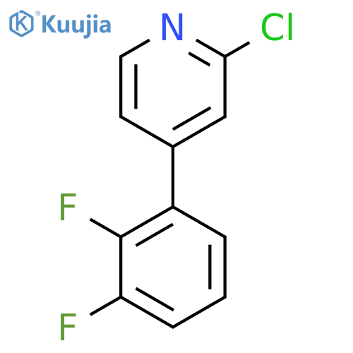 2-Chloro-4-(2,3-difluorophenyl)pyridine structure