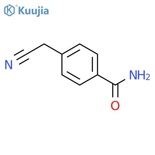 4-(cyanomethyl)benzamide structure