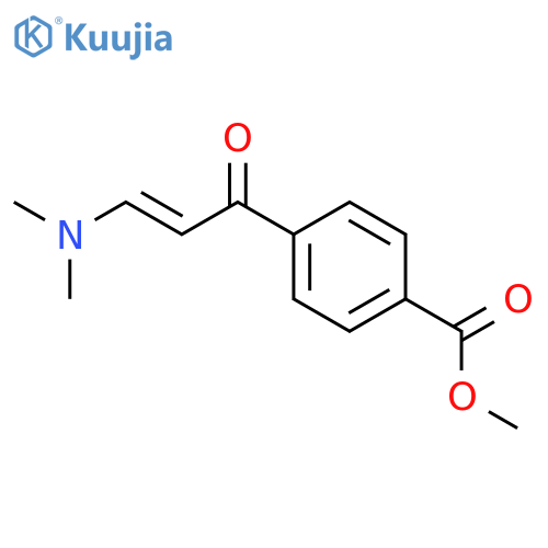 4-[(2E)-3-(dimethylamino)-1-oxo-2-propen-1-yl]benzoic acid methyl ester structure
