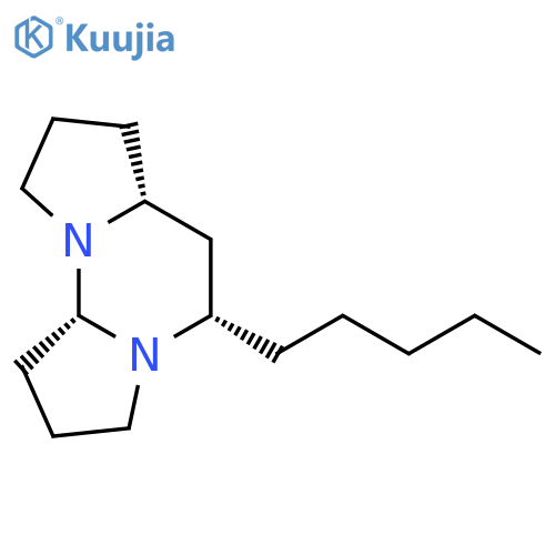 (2S,7S,9R)-7-Pentyl-1,6-diazatricyclo[7.3.0.02,6]dodecane structure