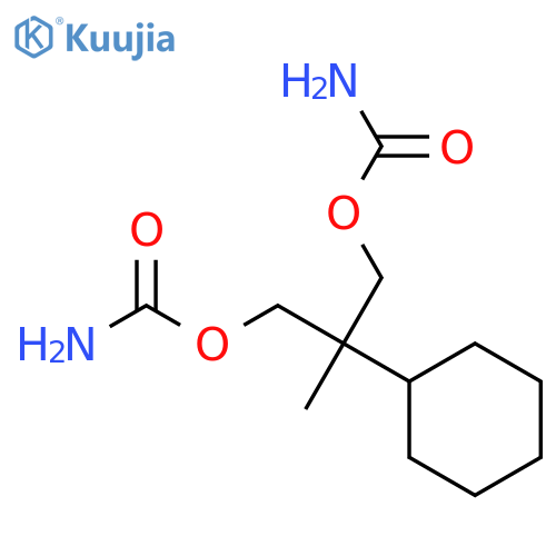 1,3-Propanediol,2-cyclohexyl-2-methyl-, 1,3-bis(hydrogen carbamate) structure