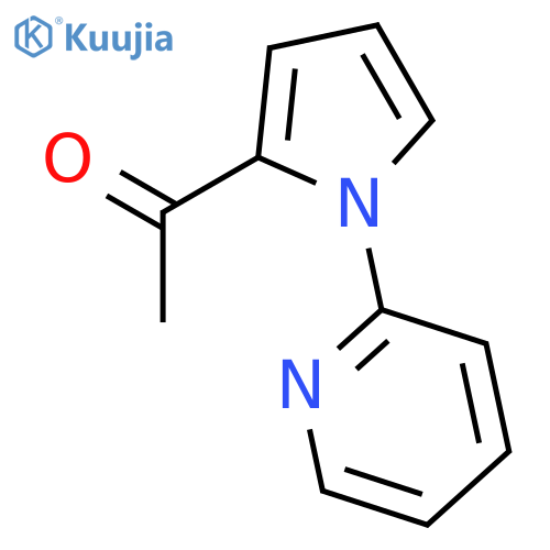 1-(1-(pyridin-2-yl)-1H-pyrrol-2-yl)ethanone structure