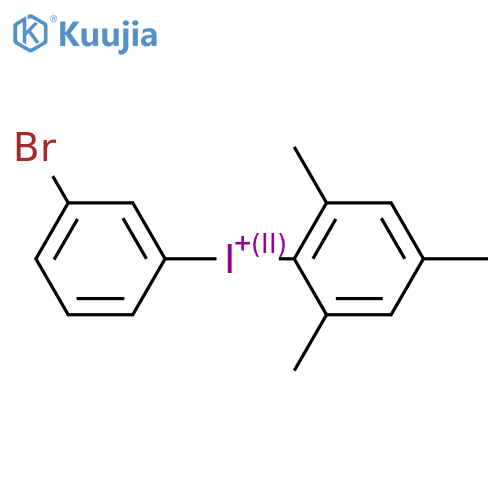 Iodonium, (3-bromophenyl)(2,4,6-trimethylphenyl)- structure