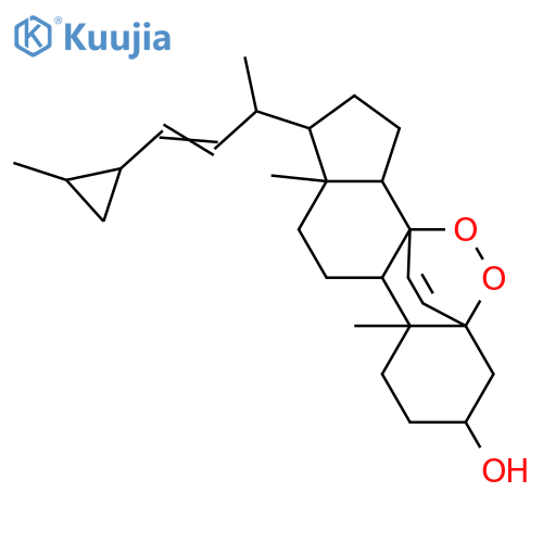 5,8-Epidioxy-24,26-cyclocholesta-6,9(11)-dien-3-ol; (3β,5α,8α,24R,25R)-form, 9α,11-Dihydro, 22,23-didehydro(E-) structure