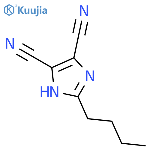 2-Butyl-1H-imidazole-4,5-dicarbonitrile structure