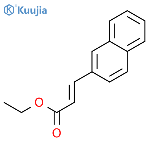 2-Propenoic acid, 3-(2-naphthalenyl)-, ethyl ester, (2E)- structure