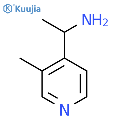 1-(3-methylpyridin-4-yl)ethan-1-amine structure