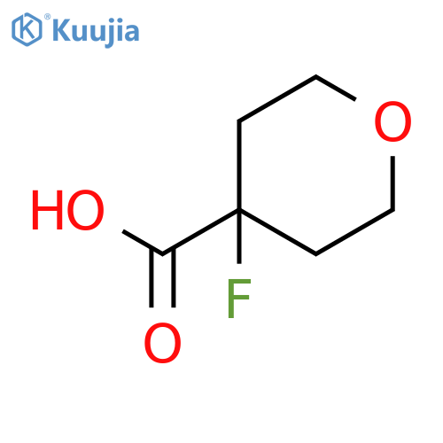 4-fluorooxane-4-carboxylic acid structure