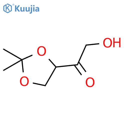 1-[(4S)-2,2-dimethyl-1,3-dioxolan-4-yl]-2-hydroxyethanone structure