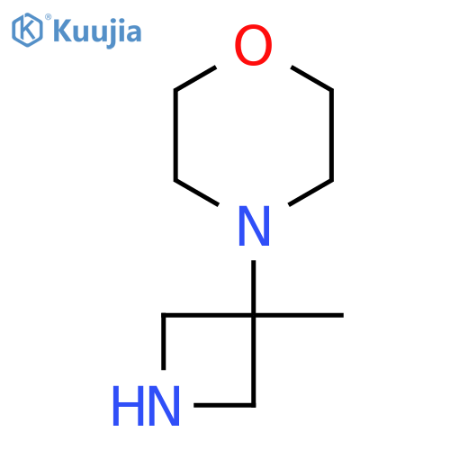 4-(3-Methylazetidin-3-yl)morpholine structure