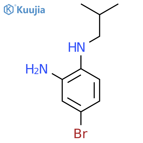 4-bromo-N1-(2-methylpropyl)benzene-1,2-diamine structure