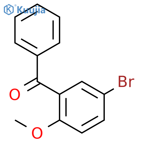 (5-bromo-2-methoxy-phenyl)-phenyl-methanone structure