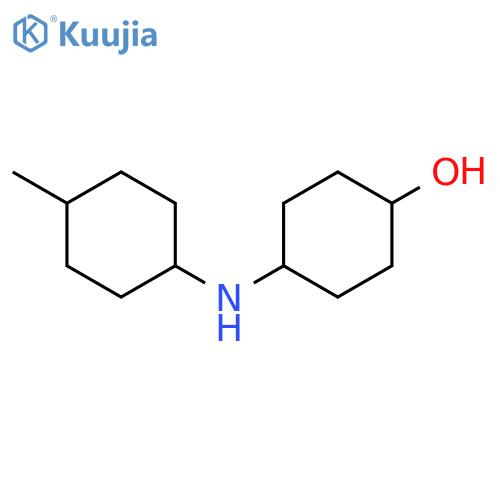 4-[(4-methylcyclohexyl)amino]cyclohexan-1-ol structure