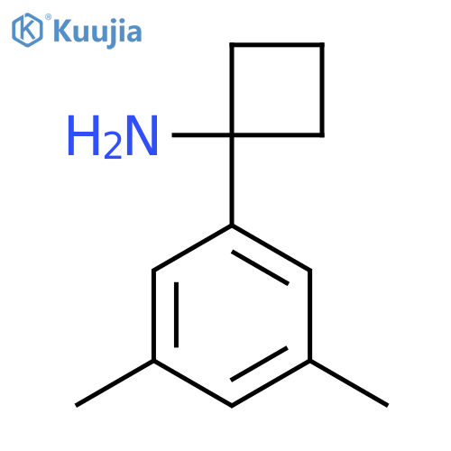 1-(3,5-Dimethylphenyl)cyclobutan-1-amine structure