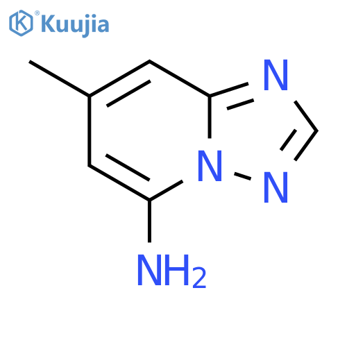 7-methyl-1,2,4triazolo1,5-apyridin-5-amine structure