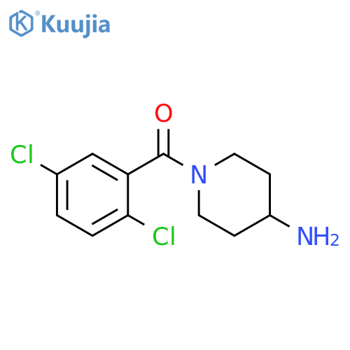(4-Amino-1-piperidinyl)(2,5-dichlorophenyl)methanone structure