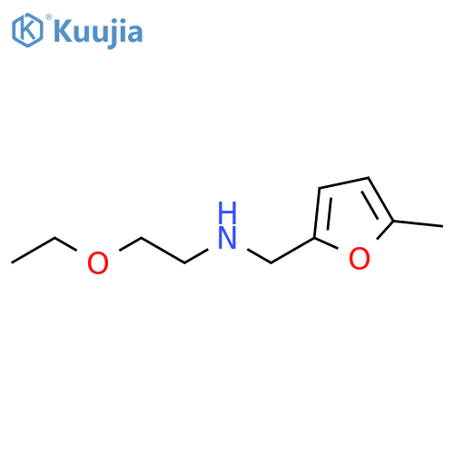 (2-ethoxyethyl)(5-methylfuran-2-yl)methylamine structure