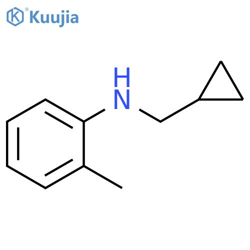 N-(cyclopropylmethyl)-2-methylaniline structure