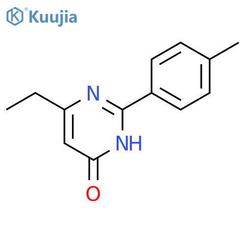 6-ethyl-2-(4-methylphenyl)-3,4-dihydropyrimidin-4-one structure