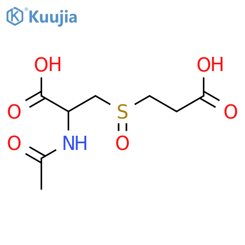 L-Alanine,N-acetyl-3-[(2-carboxyethyl)sulfinyl]- structure