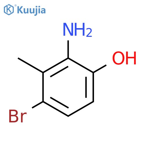 2-Amino-4-bromo-3-methylphenol structure