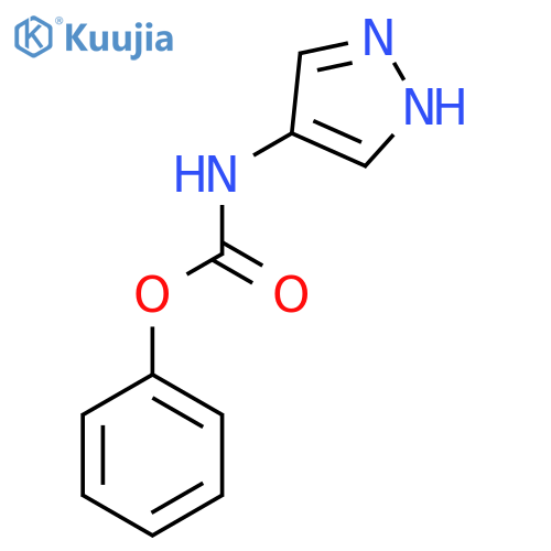Phenyl N-(1H-pyrazol-4-yl)carbamate structure