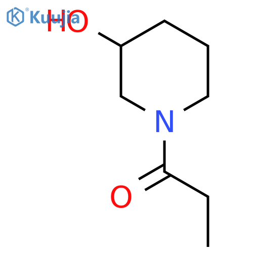 1-(3-Hydroxypiperidin-1-yl)propan-1-one structure