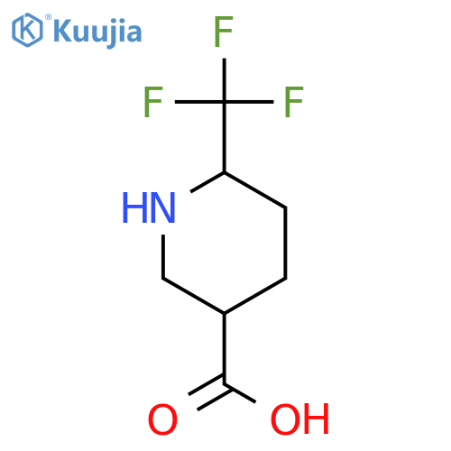 6-(Trifluoromethyl)piperidine-3-carboxylic acid structure
