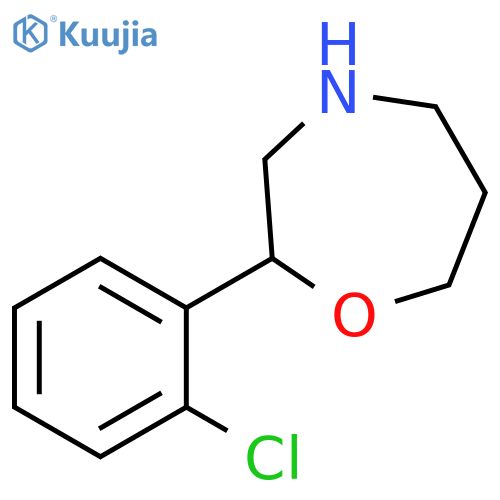 2-(2-chlorophenyl)-1,4-oxazepane structure