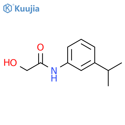 2-hydroxy-N-3-(propan-2-yl)phenylacetamide structure