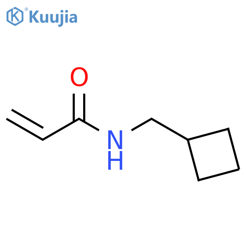 N-(cyclobutylmethyl)prop-2-enamide structure