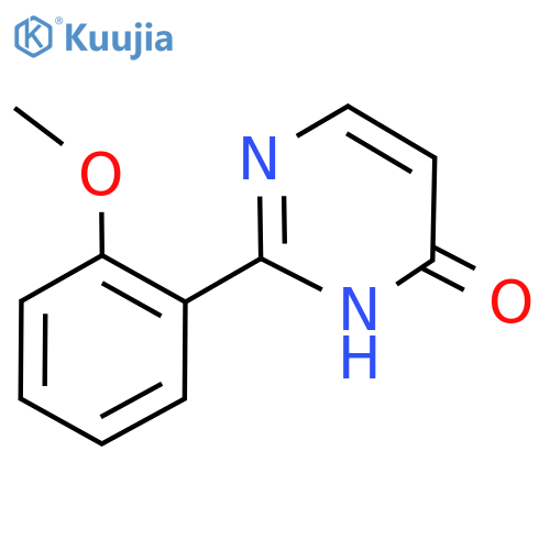 2-(2-Methoxyphenyl)-3,4-dihydropyrimidin-4-one structure