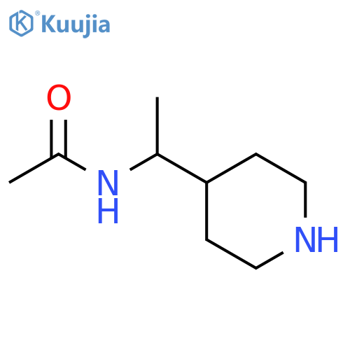 N-[1-(piperidin-4-yl)ethyl]acetamide structure