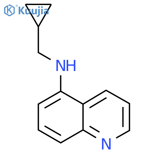 N-(cyclopropylmethyl)quinolin-5-amine structure
