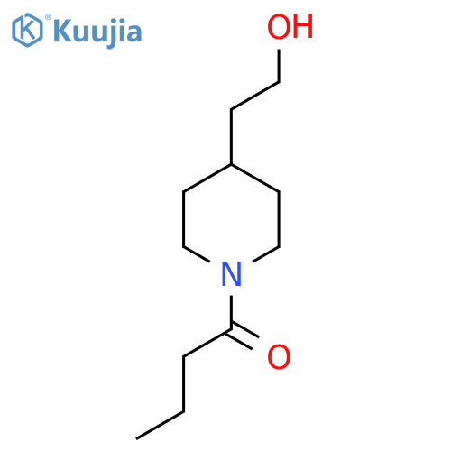 1-(4-(2-Hydroxyethyl)piperidin-1-yl)butan-1-one structure