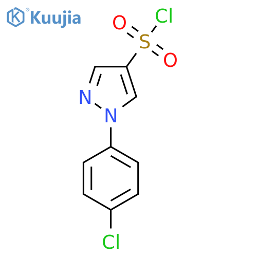 1-(4-chlorophenyl)-1H-pyrazole-4-sulfonyl chloride structure