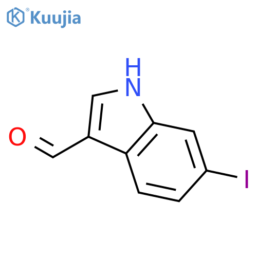 6-iodo-1H-indole-3-carbaldehyde structure