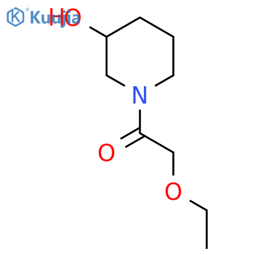 2-Ethoxy-1-(3-hydroxypiperidin-1-yl)ethan-1-one structure