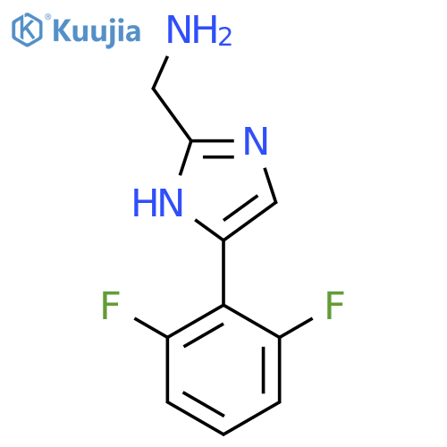 (5-(2,6-Difluorophenyl)-1H-imidazol-2-yl)methanamine structure
