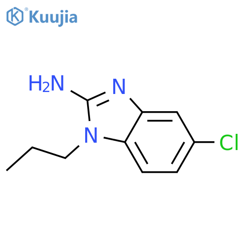 1H-Benzimidazol-2-amine, 5-chloro-1-propyl-  structure