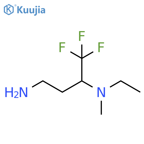 1,3-Butanediamine, N3-ethyl-4,4,4-trifluoro-N3-methyl- structure