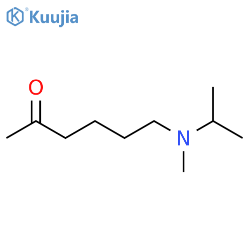 6-methyl(propan-2-yl)aminohexan-2-one structure
