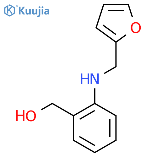 {2-[(Furan-2-ylmethyl)amino]phenyl}methanol structure