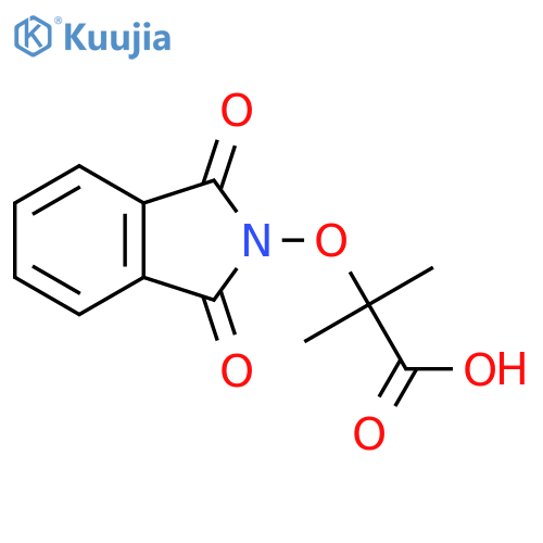Propanoic acid, 2-(1,3-dihydro-1,3-dioxo-2H-isoindol-2-yl)oxy-2-methyl- structure