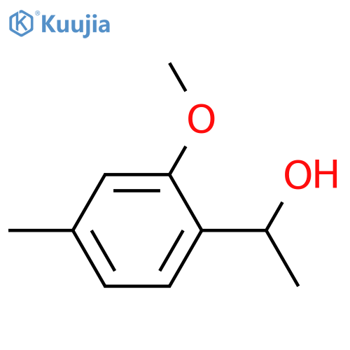 1-(2-methoxy-4-methylphenyl)ethan-1-ol structure