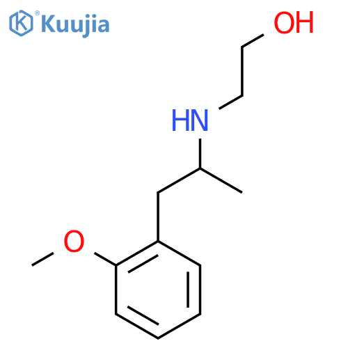 Ethanol, 2-[[2-(2-methoxyphenyl)-1-methylethyl]amino]- structure